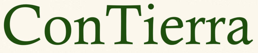 ConTierra text logo